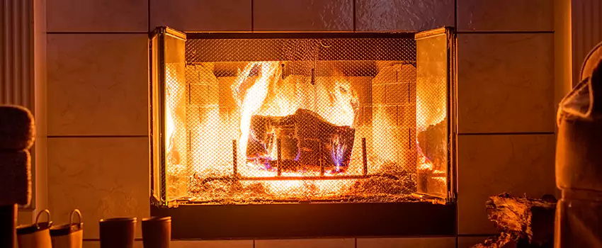 Mendota Hearth Landscape Fireplace Installation in Safety Harbor, Florida