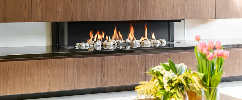 Double-height Fireplace Design Refurbishment in Safety Harbor, Florida