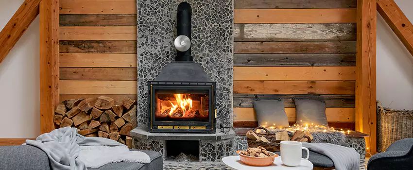 Thelin Hearth Products Direct Vent Gas Stove Fireplace Inspection in Safety Harbor, Florida